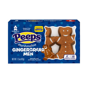 Just Born Christmas Peeps 1.5 oz. Pack Fun Peep Shapes for Christmas. A nice addition for your gingerbread house. Great Stocking Stuffer too! For fresh candy and great service, visit www.allcitycandy.com