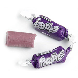 All City Candy Frooties Grape Chewy Candy - 2.42 LB Bulk Bag Bulk Wrapped Tootsie Roll Industries For fresh candy and great service, visit www.allcitycandy.com