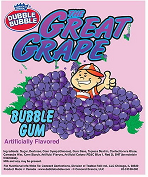 All City Candy Concord Grape Gum Balls 3 lb. Bulk Bag Bulk Unwrapped Concord Confections (Tootsie) For fresh candy and great service, visit www.allcitycandy.com