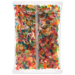 All City Candy 12 Flavor Gummi Bear Cubs - 5 LB Bulk Bag Bulk Unwrapped Albanese Confectionery For fresh candy and great service, visit www.allcitycandy.com