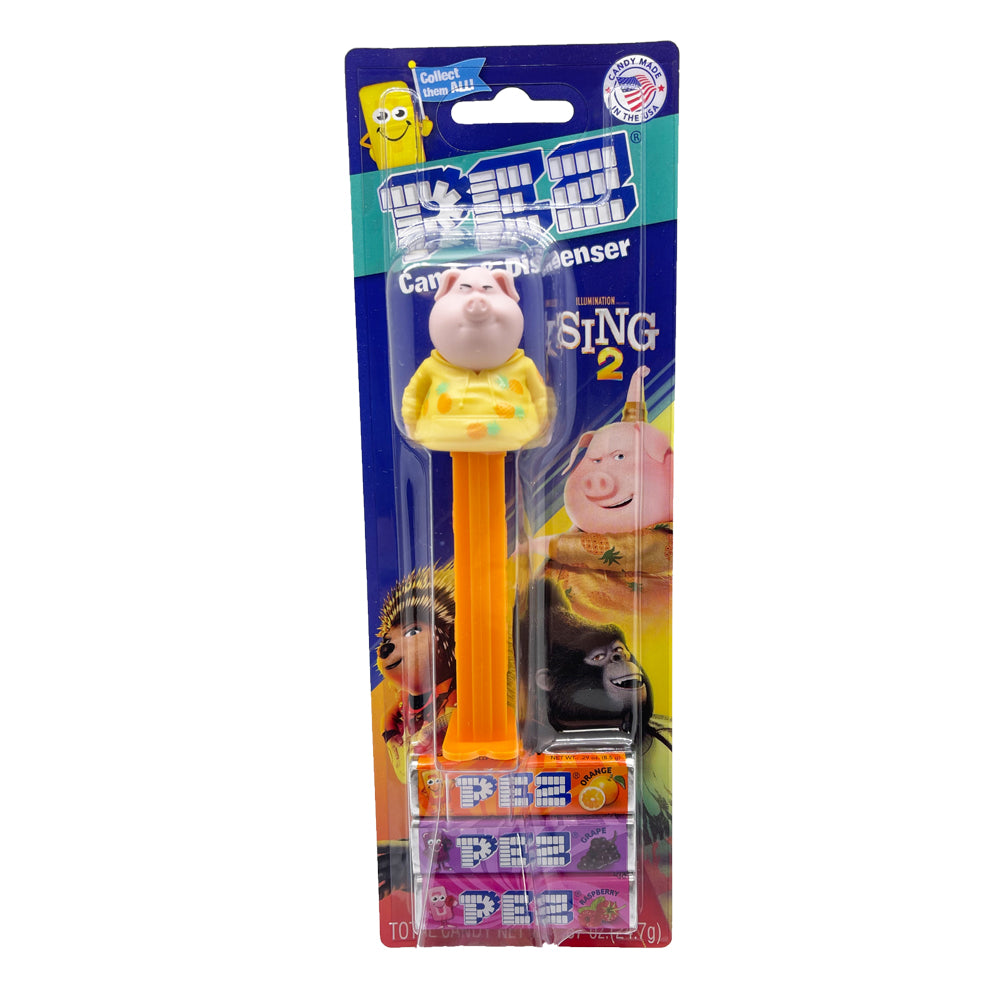 All City Candy Pez Sing 2 Assortment - 1 piece Blister Pack Novelty PEZ Candy For fresh candy and great service, visit www.allcitycandy.com