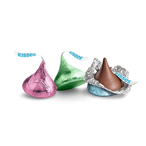 Hershey's Kisses Milk Chocolate Pastel Colors - For fresh candy and great service, visit www.allcitycandy.com