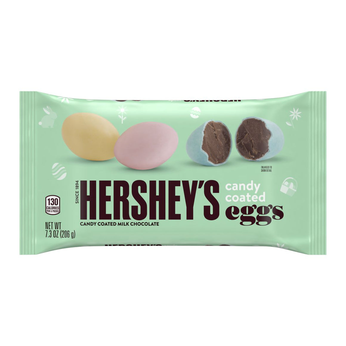 Hershey's Candy  Coated Milk Chocolate Eggs 7.3 oz. Bag