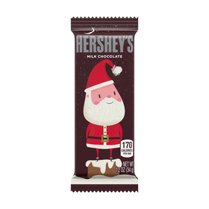 Hershey's Milk Chocolate Santa Candy Bar 1.2 oz.
