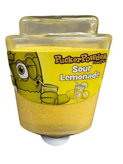 Pucker Powder Sour Lemonade Candy, 9 Ounces
