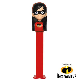 All City Candy PEZ Disney Incredibles 2 Collection Candy Dispenser - 1 Piece Blister Pack Violet Novelty PEZ Candy For fresh candy and great service, visit www.allcitycandy.com