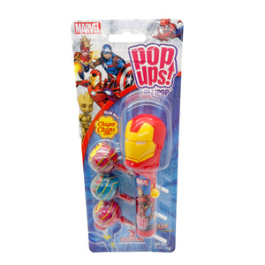 All City Candy Flix Pop ups! Marvel Classic Blister Card 1.26 oz. Iron Man Novelty Flix Candy For fresh candy and great service, visit www.allcitycandy.com