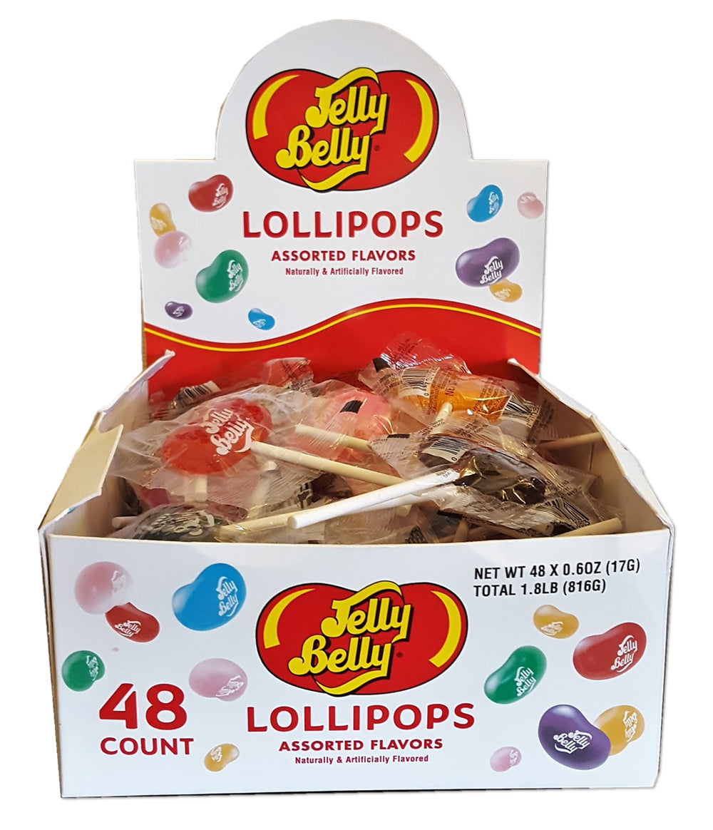 All City Candy Jelly Belly Jelly Bean Flavored Lollipops 1 Pop Adams & Brooks For fresh candy and great service, visit www.allcitycandy.com