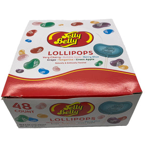 All City Candy Jelly Belly Jelly Bean Flavored Lollipops Case of 48 Adams & Brooks For fresh candy and great service, visit www.allcitycandy.com