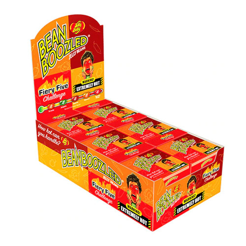 Jelly Belly - Bean Boozled Firey Five Challenge - 3.5oz Spinner Box -  Economy Candy