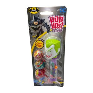 All City Candy Flix Pop ups! Justice League Blister Card 1.26 oz. Joker Novelty Flix Candy For fresh candy and great service, visit www.allcitycandy.com