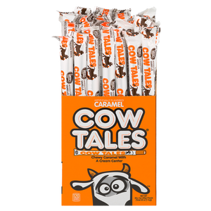 All City Candy Vanilla Cow Tales Chewy Caramel Stick 1 oz. - Case of 36 Caramel Candy Goetze's Candy For fresh candy and great service, visit www.allcitycandy.com