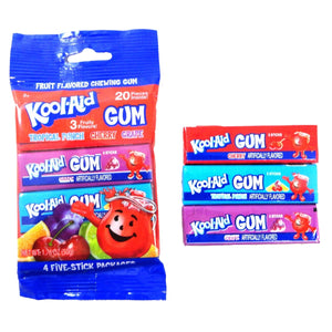 All City Candy Kool-Aid Gum 4 Five Stick Packages 1.76 oz. Hilco For fresh candy and great service, visit www.allcitycandy.com