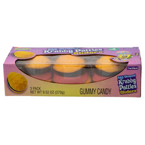 All City Candy Krabby Patty Egg Shaped Slider 3 pack Box 9.52 oz. Easter Frankford Candy For fresh candy and great service, visit www.allcitycandy.com