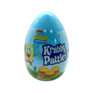 All City Candy Spongebob Krabby Patties Giant Plastic Egg 2.22 oz. Easter Frankford Candy For fresh candy and great service, visit www.allcitycandy.com