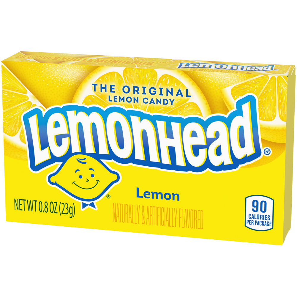Lemonhead, Lemon Chewy Candy Flavor, 0.8oz (Box of 24), Size: 1.2 lbs