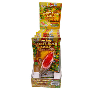 All City Candy Christmas Light Bulb Lolly Candy Pop 0.42 oz. Albert's Candy For fresh candy and great service, visit www.allcitycandy.com