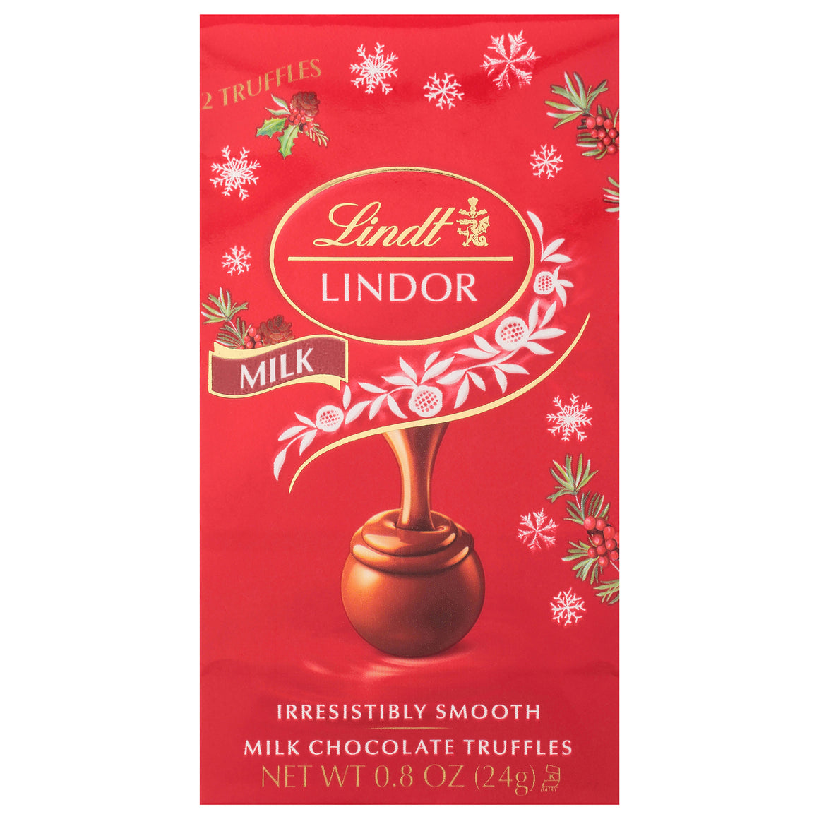 Lindt Lindor Milk Chocolate Truffles Mini Gift Bag .8 oz.