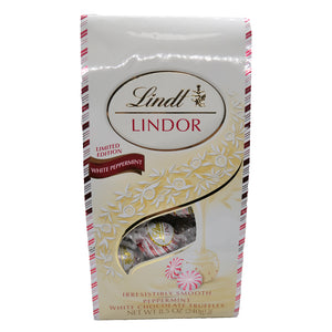 All City Candy Lindt Christmas Holiday Lindor White Chocolate Peppermint Truffles - 8.5-oz. Bag Lindt For fresh candy and great service, visit www.allcitycandy.com