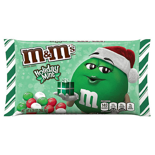 M&M'S, Holiday White Peppermint Chocolate Candy Bag