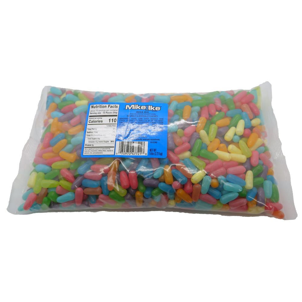 All City Candy Mike and Ike Mega Mix Chewy Candies - Bulk Unwrapped Just Born Inc. For fresh candy and great service, visit www.allcitycandy.com