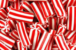 Mini Licorice Christmas Candy Cane Gummi Candy - Bulk Bags