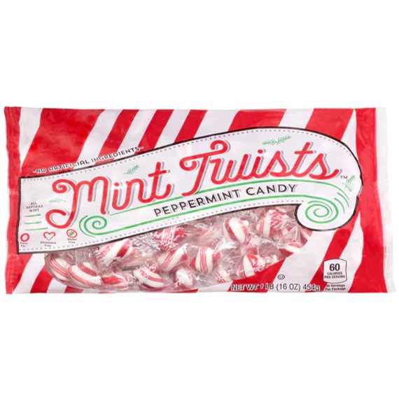 All City Candy Atkinson's Red & White Peppermint Twists Mints Atkinson's Candy For fresh candy and great service, visit www.allcitycandy.com