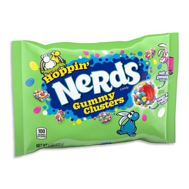 Nerds Hoppin Gummy Clusters Easter Candy 6 oz