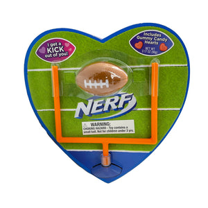 All City Candy Nerf Finger Football Heart 3.17 oz. Box Frankford Candy For fresh candy and great service, visit www.allcitycandy.com