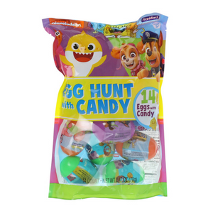 All City Candy Nickelodeon Plastic Egg Hunt with Candy 14 count Bag 2.47 oz. Easter Frankford Candy For fresh candy and great service, visit www.allcitycandy.com