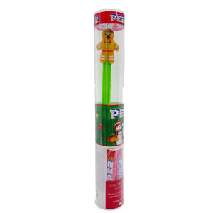 All City Candy PEZ Christmas Candy Dispenser Stocking Stuffer Collection - 1-Piece Tube Gingerbread Man Christmas PEZ Candy For fresh candy and great service, visit www.allcitycandy.com