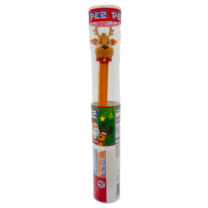 All City Candy PEZ Christmas Candy Dispenser Stocking Stuffer Collection - 1-Piece Tube Reindeer Christmas PEZ Candy For fresh candy and great service, visit www.allcitycandy.com