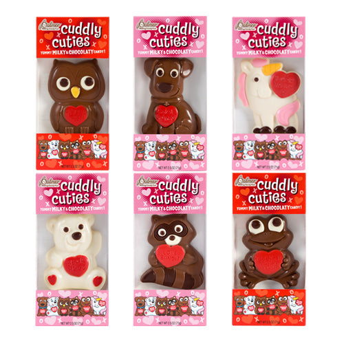 Palmer Cuddly Cuties Chocolate Valentine's Candy 2.5 oz.