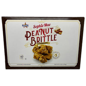 All City Candy Sophie Mae Peanut Brittle Bites 6 oz Box Atkinson's Candy For fresh candy and great service, visit www.allcitycandy.com
