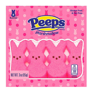 All City Candy Peeps Pink Marshmallow Bunnies Just Born Inc. For fresh candy and great service, visit www.allcitycandy.com