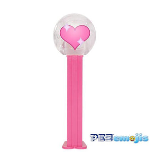 All City Candy PEZ Emojis Collection Candy Dispenser - 1 Piece Blister Pack Sparkling Heart Crystal Novelty PEZ Candy For fresh candy and great service, visit www.allcitycandy.com