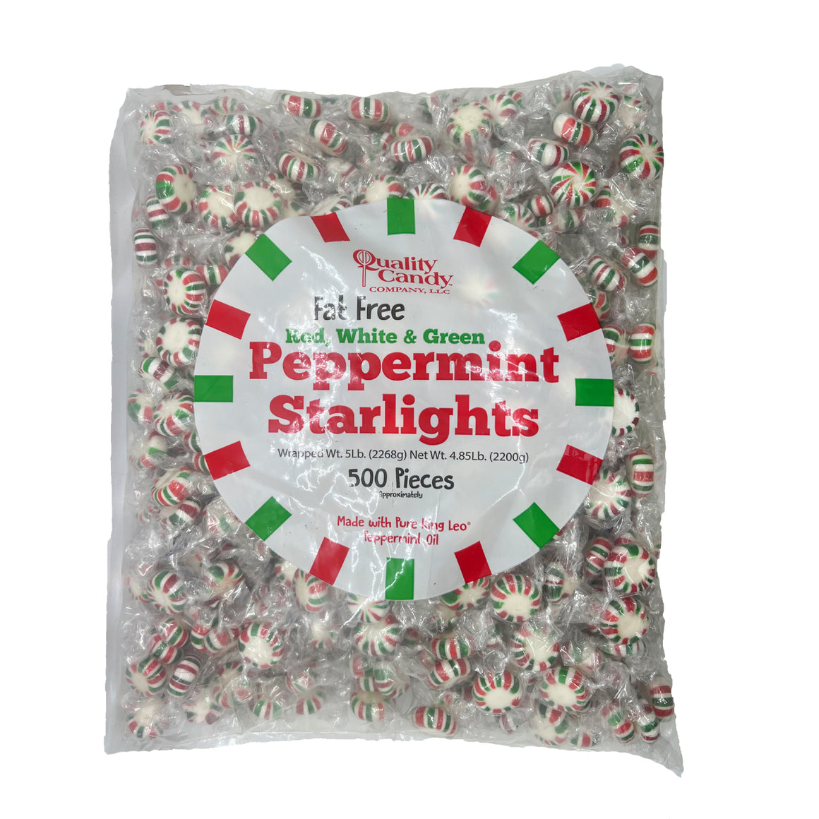 All City Candy Quality Candy Red White and Green Peppermint Starlights Christmas Quality Candy Company For fresh candy and great service, visit www.allcitycandy.com