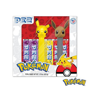 All City Candy PEZ Pokémon Gift Set (Pikachu & Eevee) PEZ Candy For fresh candy and great service, visit www.allcitycandy.com