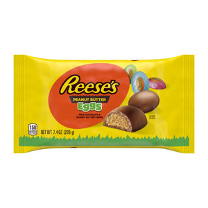 Reese's Foil Covered Milk Chocolate Peanut Butter Eggs 7.4 oz. Bag