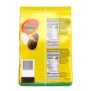 Reese's Peanut Butter Eggs Asst. Milk and White Snack Size 29.4 oz. Bag