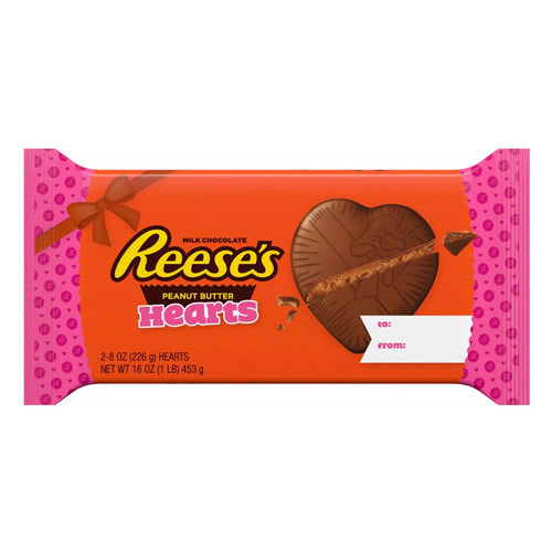 All City Candy Reese's Peanut Butter Hearts - 16-oz. Hershey's For fresh candy and great service, visit www.allcitycandy.com
