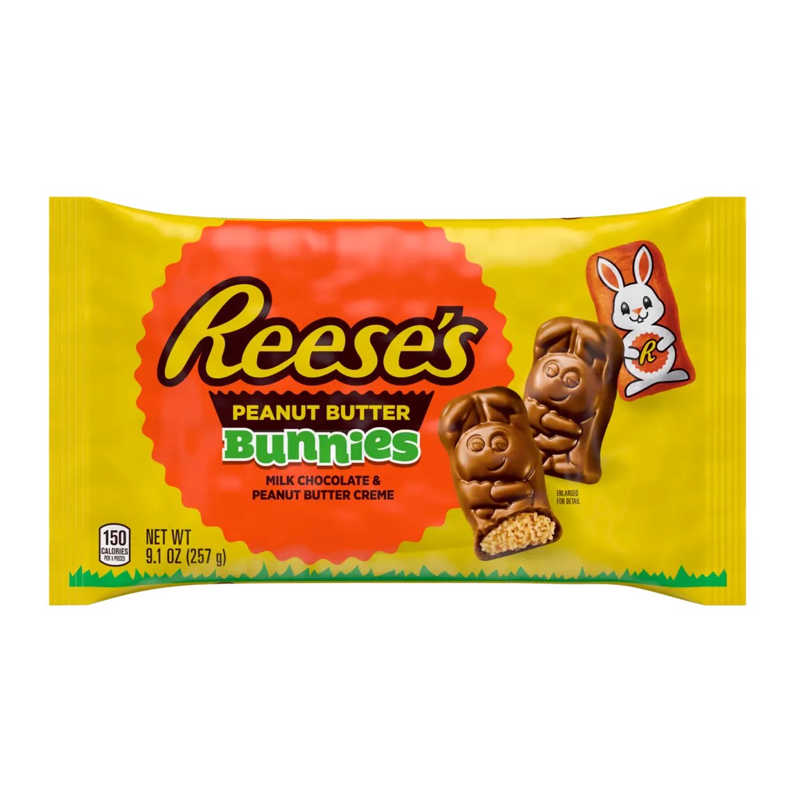 Reese's Easter Milk Chocolate Peanut Butter Mini Bunnies 9.1 oz. Bag