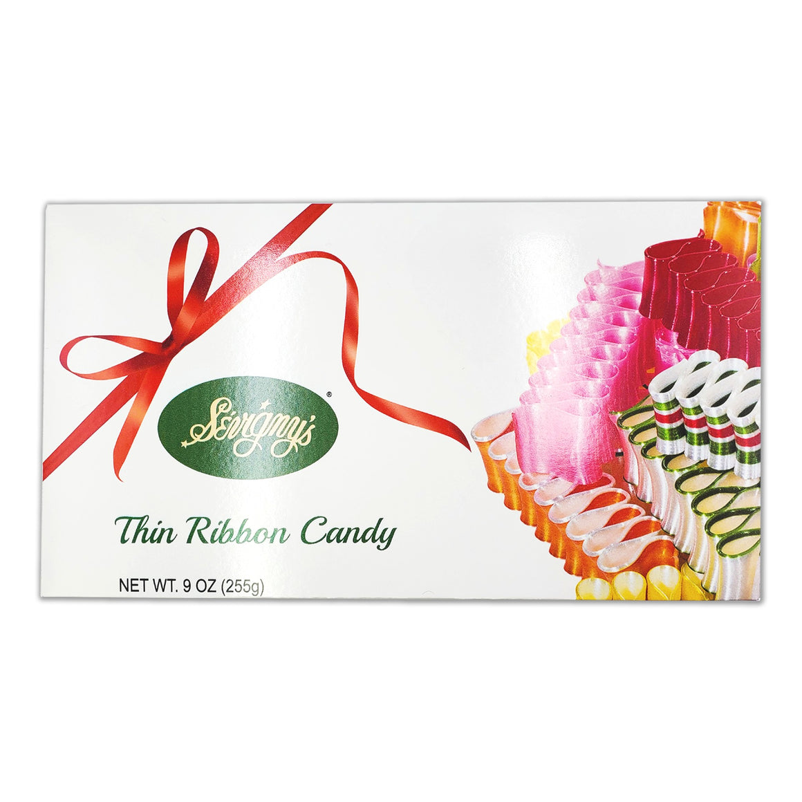 All City Candy Sevigny's Thin Ribbon Candy Assorted Flavors 9 oz. Box Christmas Quality Candy Company For fresh candy and great service, visit www.allcitycandy.com