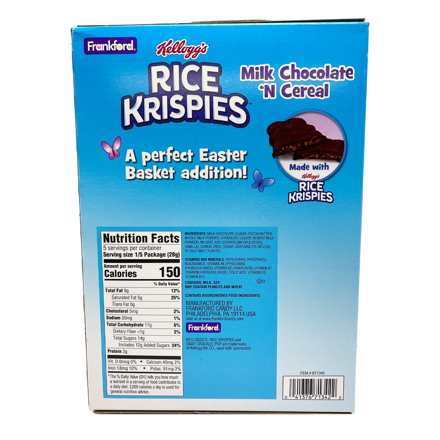 Kellogg's Rice Krispies Milk Chocolate Bunny 5 oz. - All City Candy