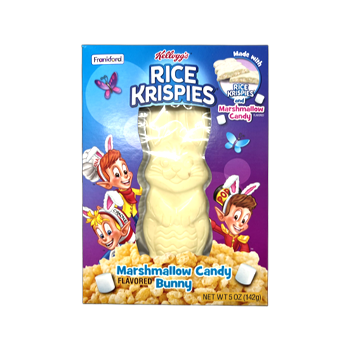 All City Candy Rice Krispies Marshmallow Candy Bunny 5 oz. Easter Frankford Candy For fresh candy and great service, visit www.allcitycandy.com
