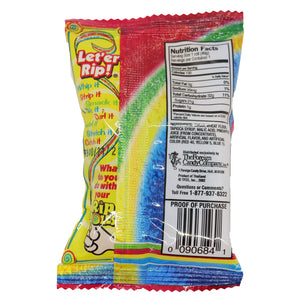 All City Candy Rip Rolls Rainbow Reaction Licorice Candy - 1.4 oz. 1 Roll Licorice The Foreign Candy Company Inc. For fresh candy and great service, visit www.allcitycandy.com