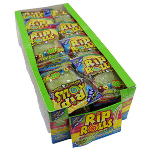 All City Candy Rip Rolls Rainbow Reaction Licorice Candy - 1.4 oz. Case of 24 Licorice The Foreign Candy Company Inc. For fresh candy and great service, visit www.allcitycandy.com