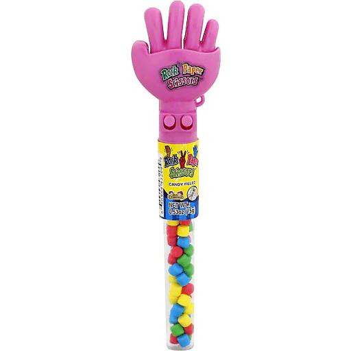 Kidsmania Candy filled Rock, Paper, Scissors Hand Toy .53 oz.