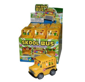 All City Candy Kidsmania Candy Filled Skool Bus - Case of 12  Kidsmania For fresh candy and great service, visit www.allcitycandy.com