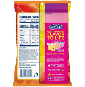 All City Candy Hi-Chew Plus Fruit Mix Fruit Chews - 2.82-oz. Bag Morinaga & Company For fresh candy and great service, visit www.allcitycandy.com